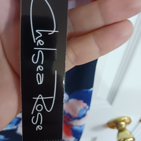 Chelse Rose Navy Blue Dress, New w/tags - Picture 3 of 9